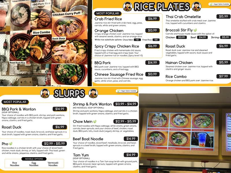 Slurp Menu