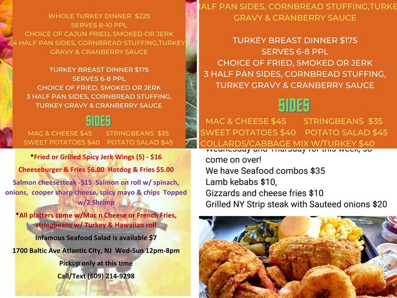 Chef Sheed's BBQ Shack Menu