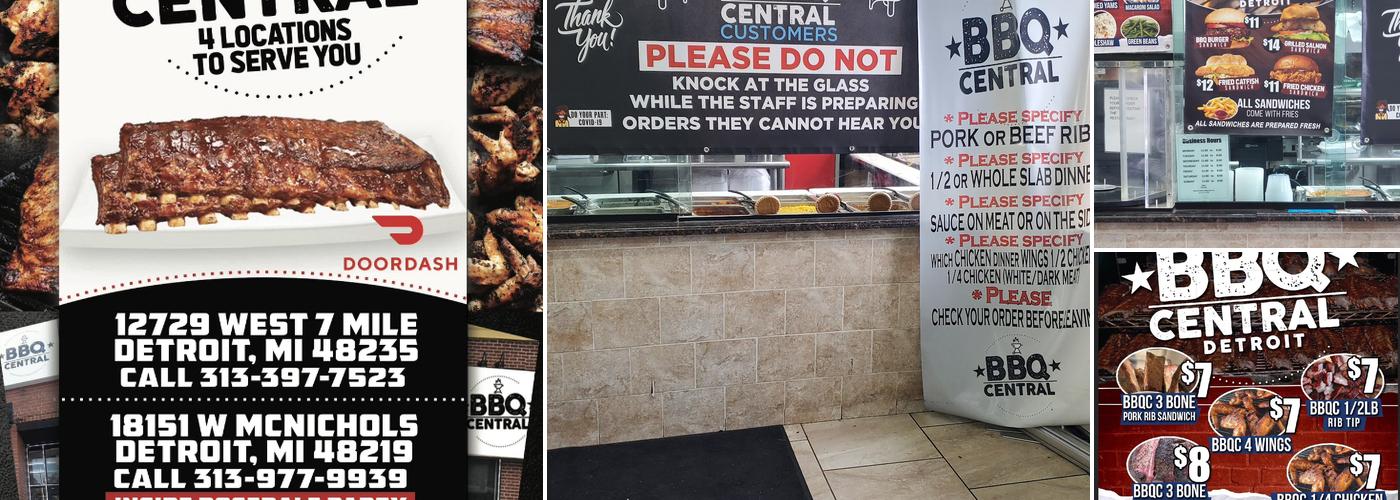 BBQ CENTRAL Menu