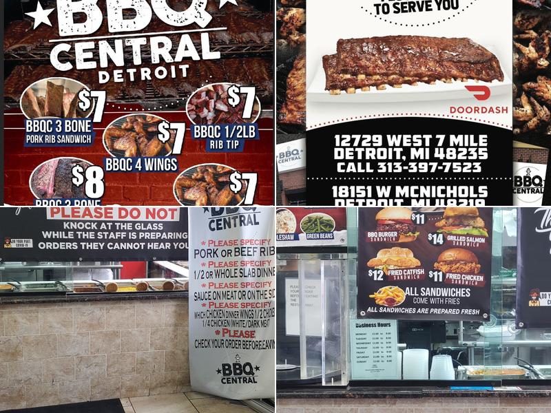 BBQ CENTRAL Menu