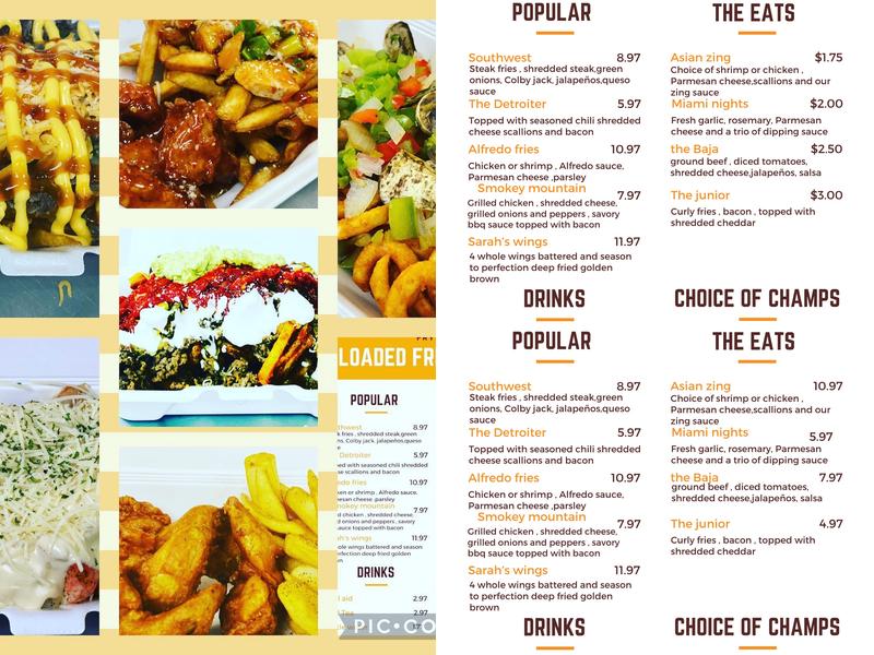 Fry Guy Menu