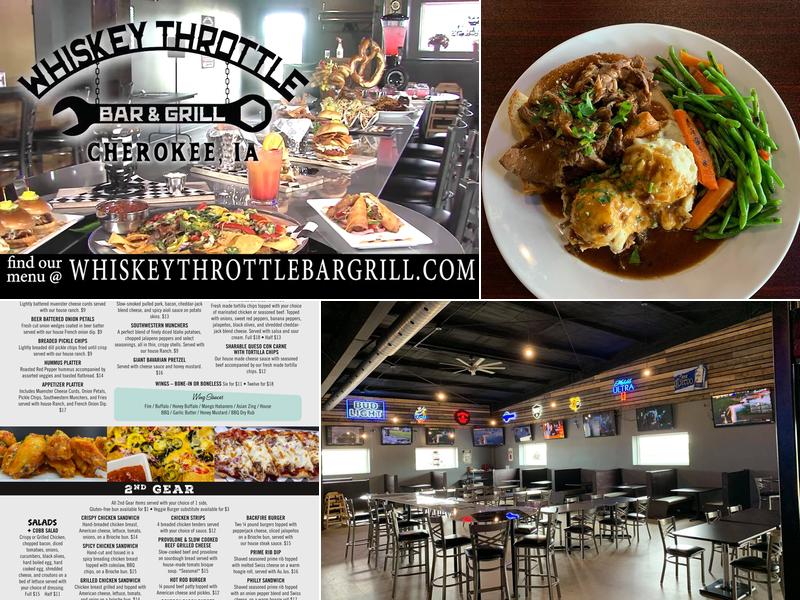 Whiskey Throttle Bar & Grill Menu