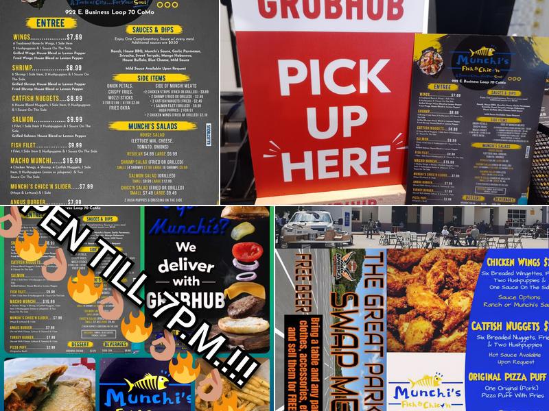 Munchi's Fish & Chicc'n Menu