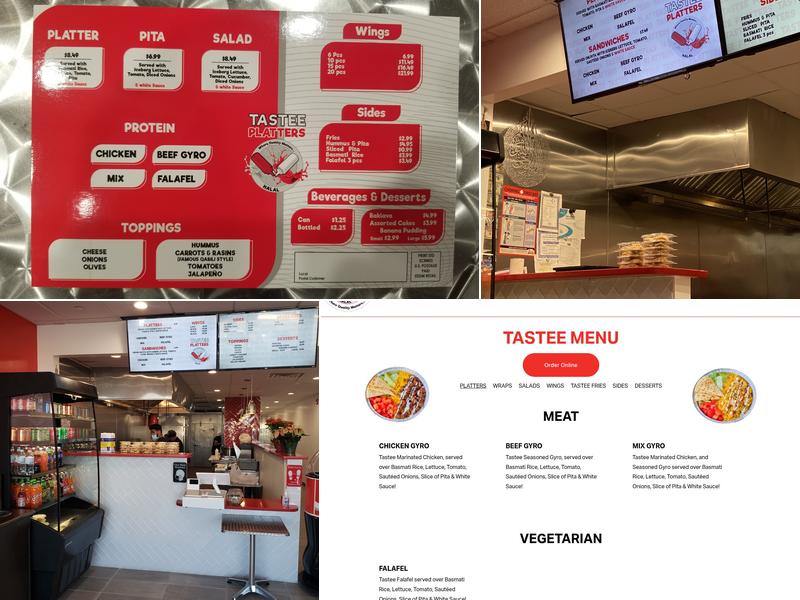 Tastee Platters Menu