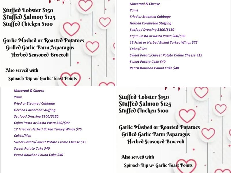 Brown Suga Hip Hop Soulfood Cafe Menu