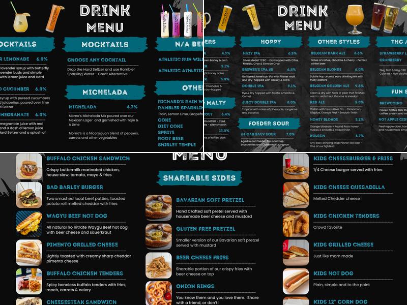 Gathered Farm To Trailer Menu