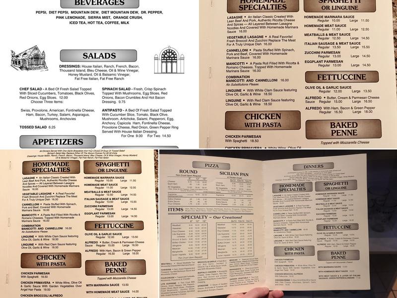Joe Bologna's Restaurant & Pizzeria Menu
