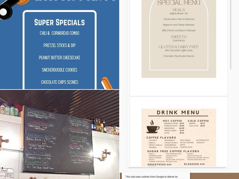 Gad Dam Brewing, LLC (GDB) Menu