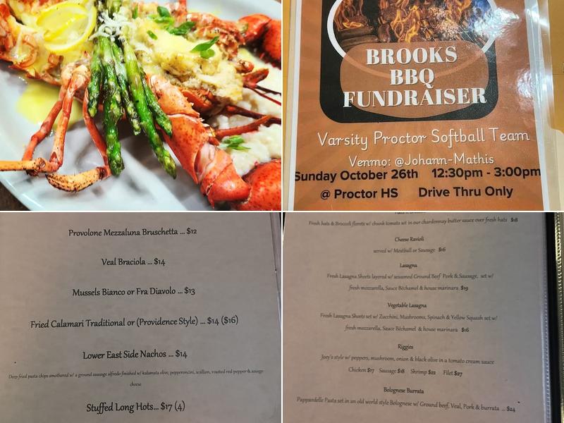 Joey's @307 Restaurant Menu