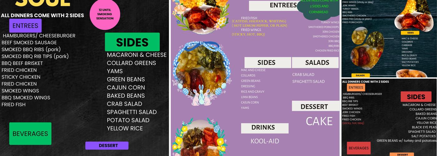 Chav's Soul Food Kitchen Menu