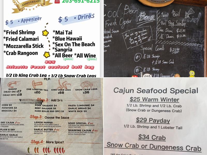 Boiling SOHO - Newington Menu