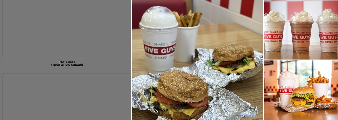 Five Guys Menu