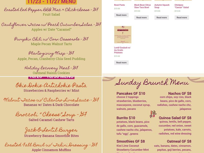 Radish Kitchen Menu