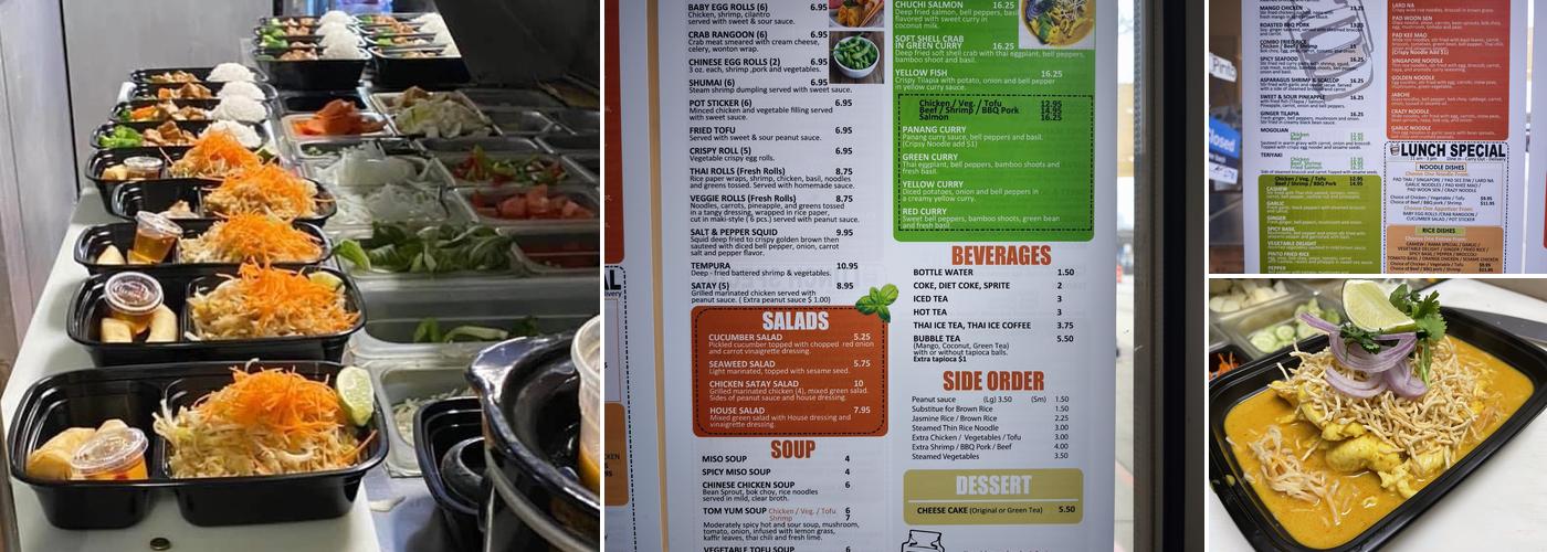 Pinto Thai Evanston Menu