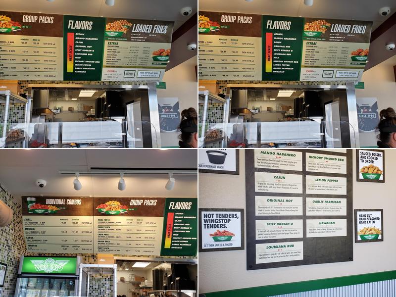 Wingstop Menu