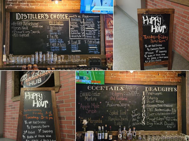 Prohibition Hub Menu