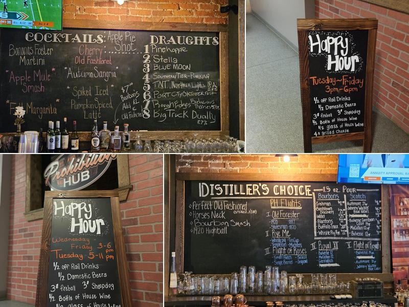 Prohibition Hub Menu