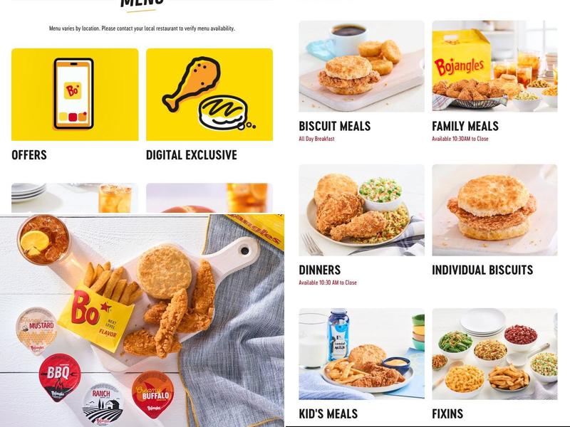 Bojangles Menu