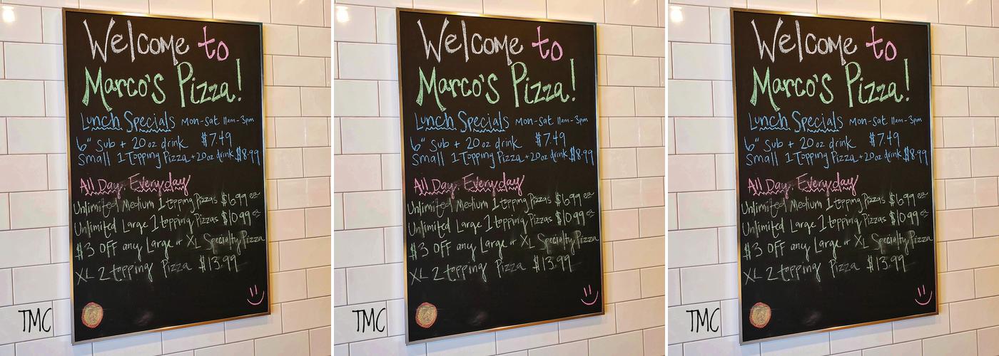 Marco's Pizza Menu
