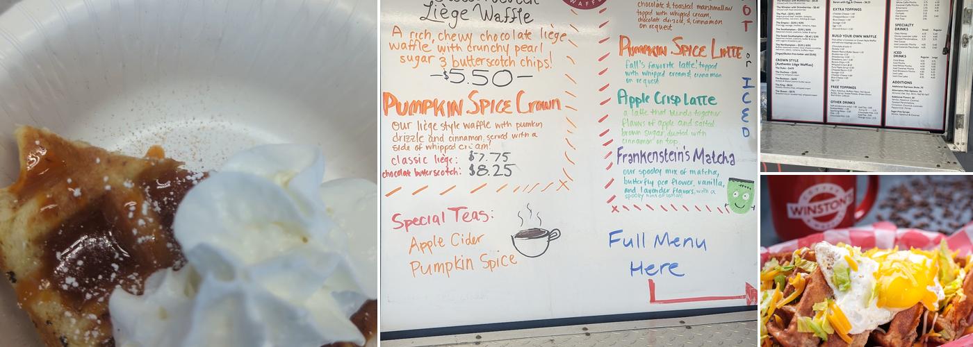 Winston's Coffee & Waffles Menu