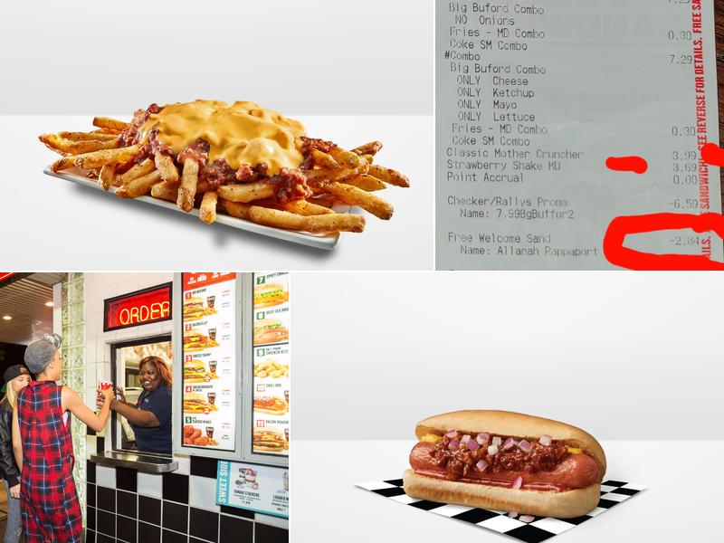Checkers Menu