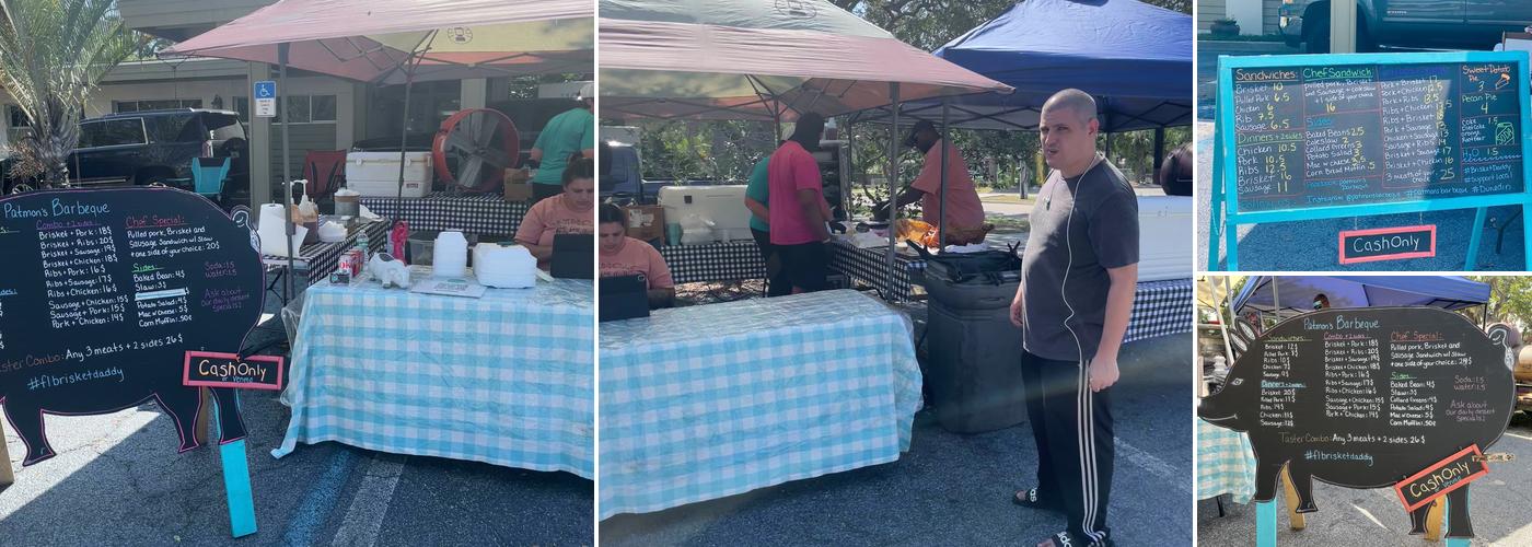 Patmon’s Barbeque Menu