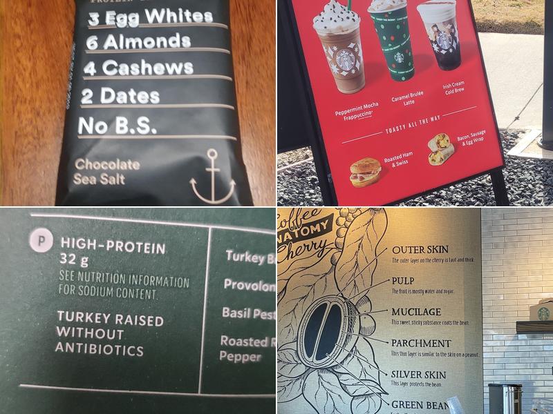 Starbucks Menu