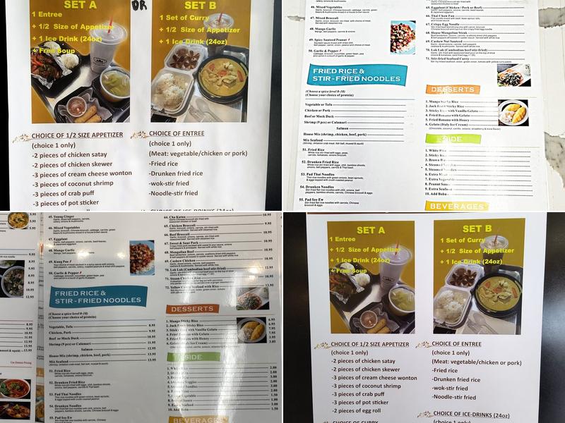 Asian Kitchen Menu