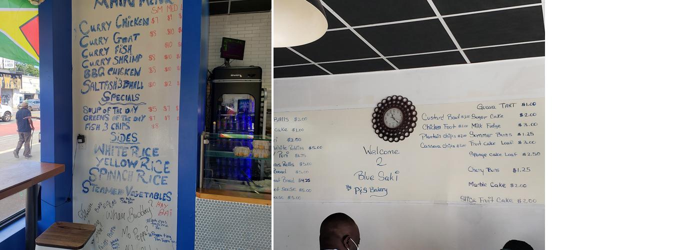 Blue Saki by P & S Bakery Menu