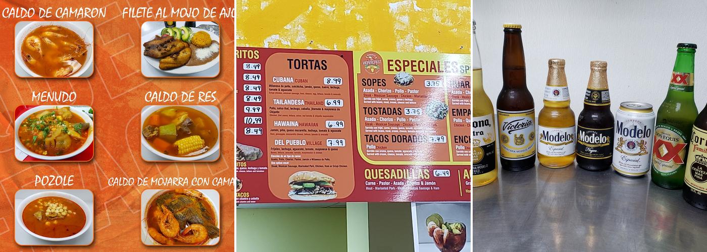 Taqueria Veracruz Menu