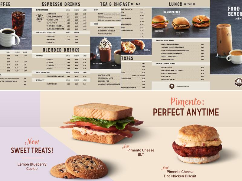 White Bison Coffee Menu