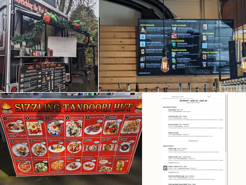 Corner 14 Foodcarts Spirits & Brew Menu