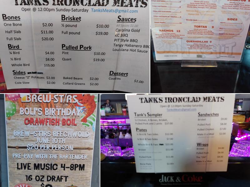 Brew-Stirs Beechwold Tavern Menu