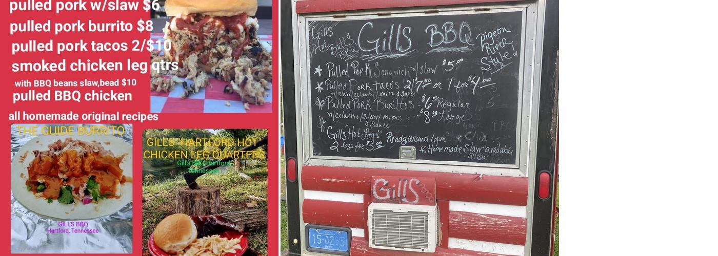 Gill’s BBQ and Catering Service Menu