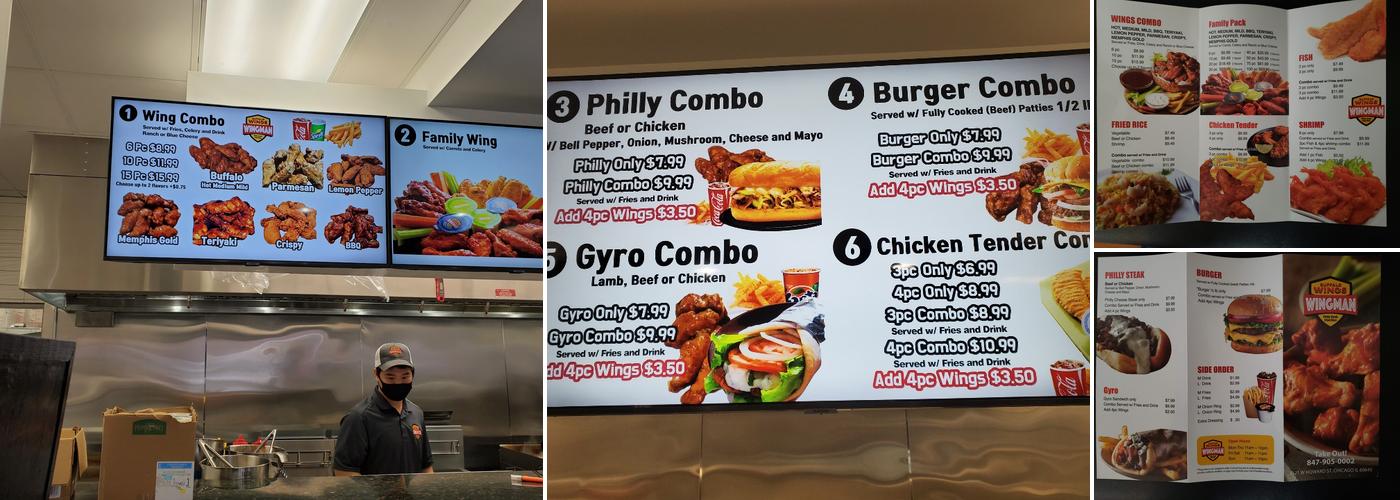 Wingman Menu