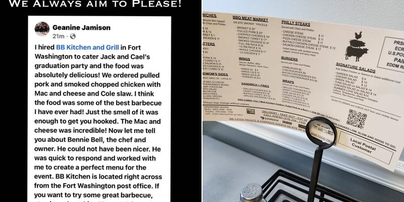 BB KITCHEN AND GRILL Menu