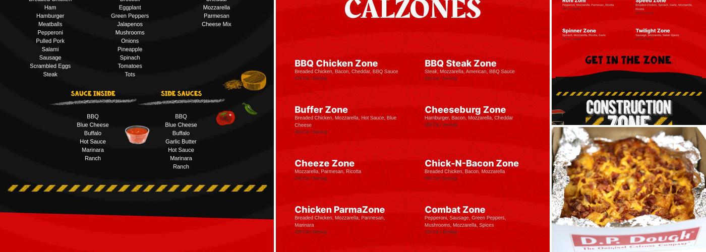 D.P. Dough Menu