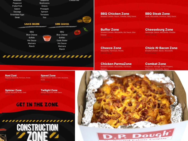 D.P. Dough Menu