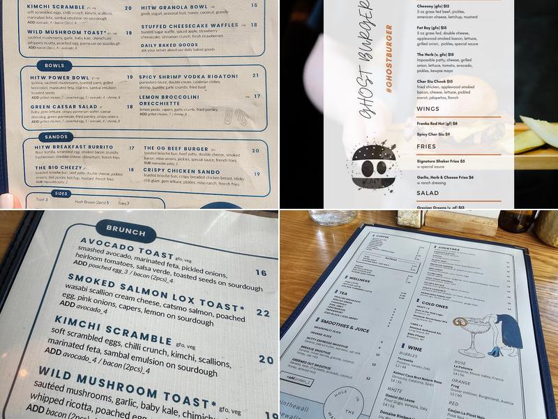 Hole In The Wall - Murray Hill Menu