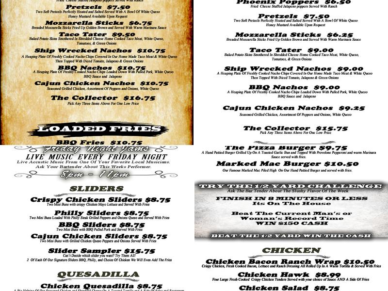 The Marked Menu