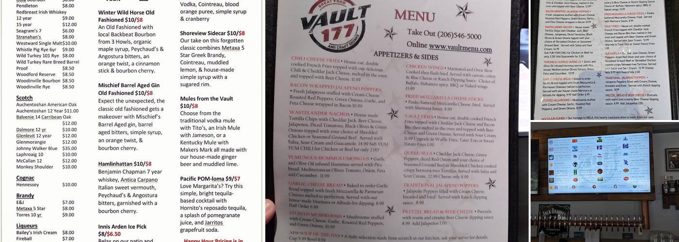 Vault 177 Menu