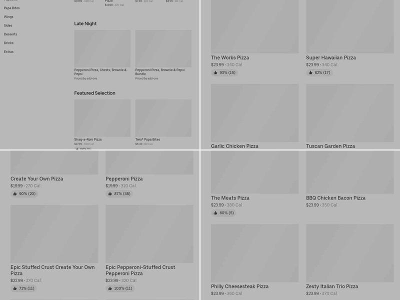 Versi Bar and Grill Menu