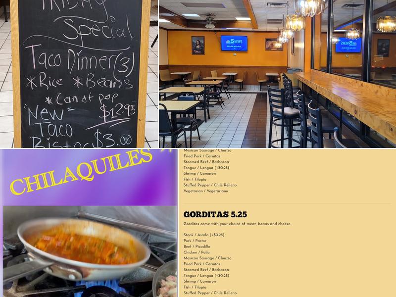 Los Azares Mexican Grill Menu