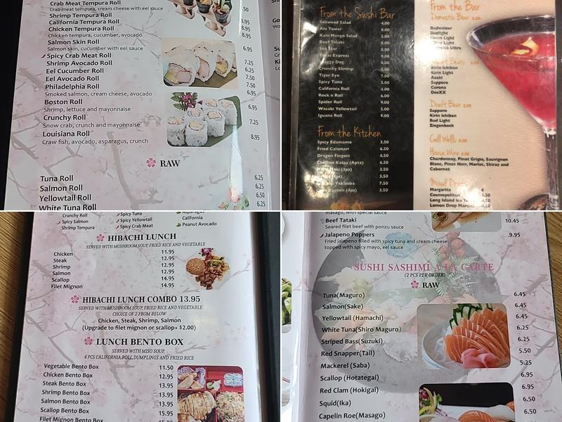Sakura Menu