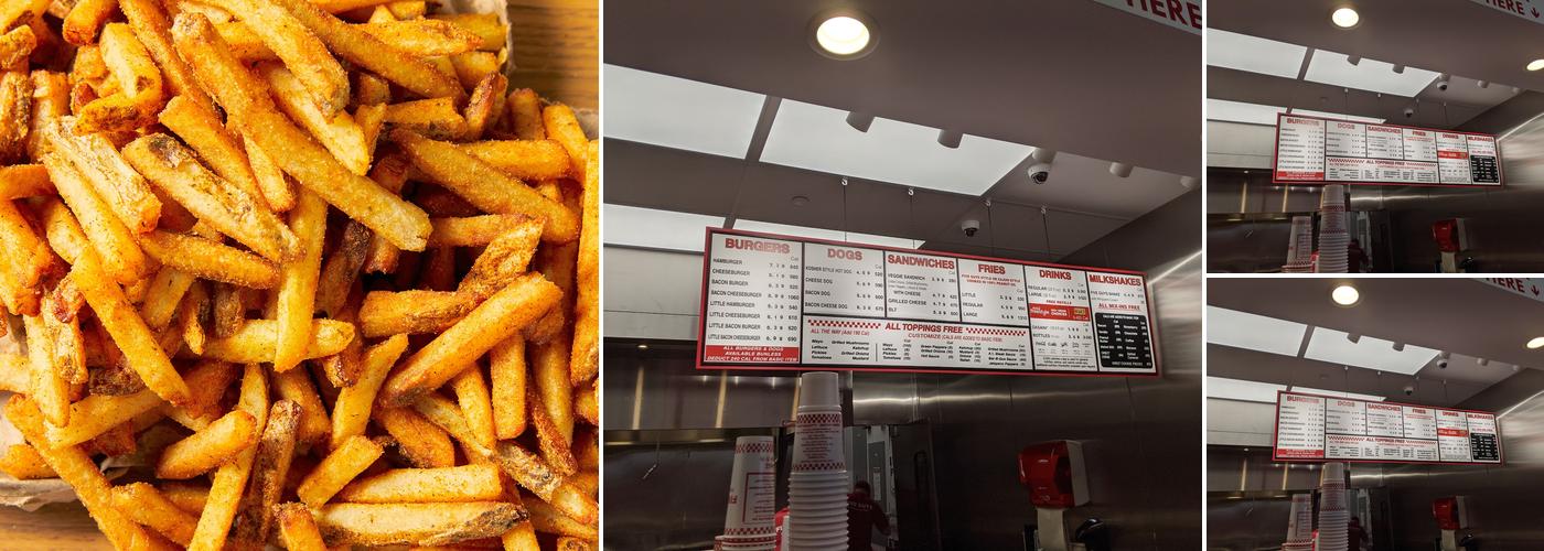 Five Guys Menu