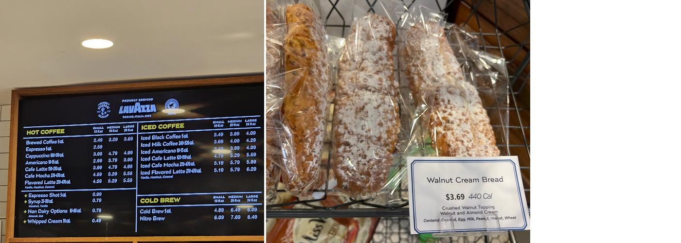 Paris Baguette Menu