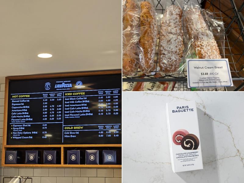 Paris Baguette Menu
