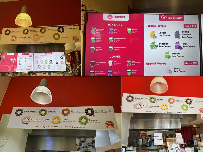 Modo Hawaii Menu