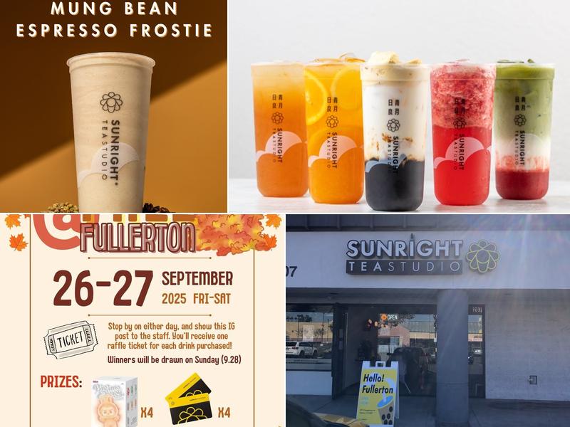 Sunright Tea Studio -Fullerton