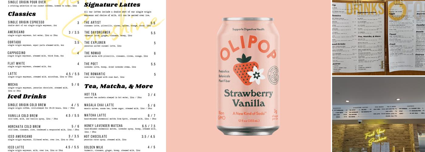 Farm Cup Coffee Menu